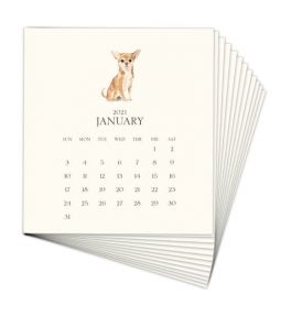 Pet Calendar Refill - Many Cat & Dog Breeds Available