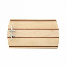 Small Nautical Stripe Maple Board with Cleat Handle