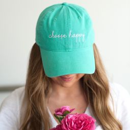 Choose Happy Baseball Cap - Mint