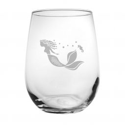 Mermaid Red Wine Tumblers Set 4
