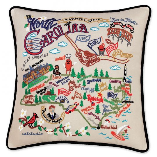 North Carolina State Pillow Seasonsgiftsandhome Com