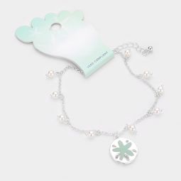 Sand Dollar Anklet