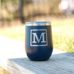 Classic Initial Tumbler - 5 Color Options