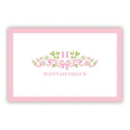 Ribbon Pink Laminated Placemat by Boatman Geller