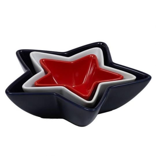 Star Ceramic Serving Bowls