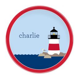 Lighthouse Melamine Plate by Boatman Geller