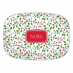 Christmas Berries Melamine Platter