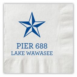 Nautical Star Cocktail Napkins