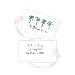 Palm Trees Luggage Tags Set 2