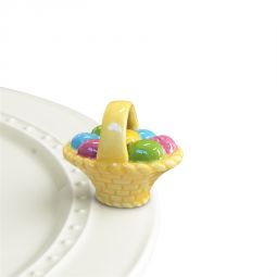 Nora Fleming Basket with Eggs Mini