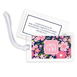 Caroline Floral Luggage Tags Set 4