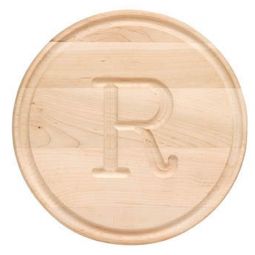 Somerset Carved Round Maple Cutting Board 10 1/2"