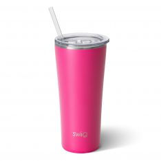 Matte Hot Pink Insulated Tumbler