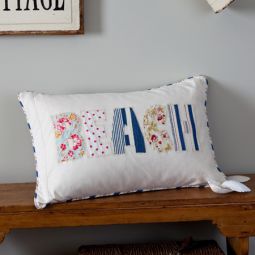 Patchwork BEACH Pillow