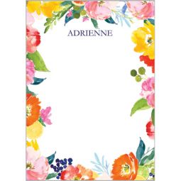 Floral Ikat Notepad