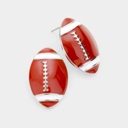 Football Stud Earrings