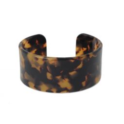 Tortoise Wide Cuff Bracelet